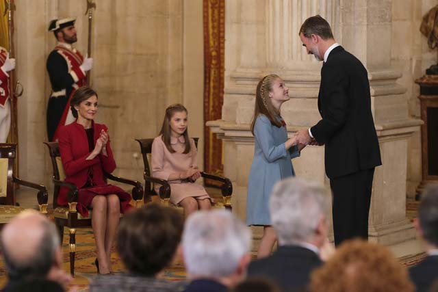 Leonor y Felipe VI Tois&oacute;n de Oro