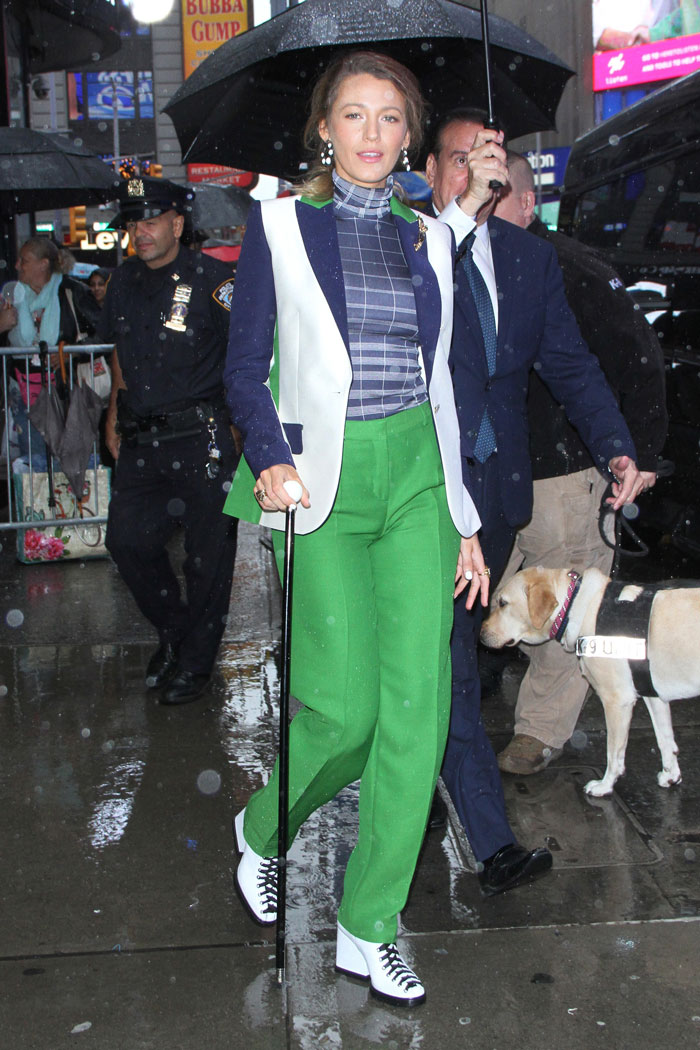 Blake Lively en la 'fashion week' de Nueva York