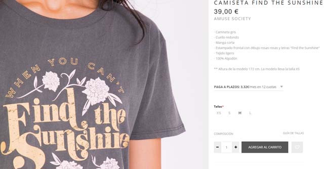 Camiseta sunshine Slow Love