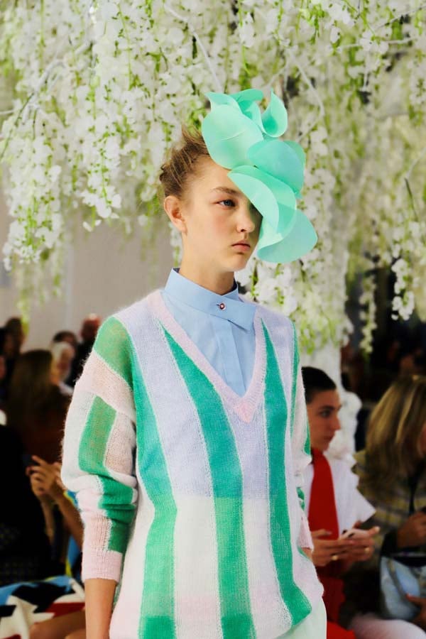 Jers&eacute;is delicados en el desfile Primavera/Verano 2019 DelPozo