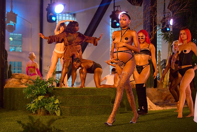 Slick Woods fenty desfile