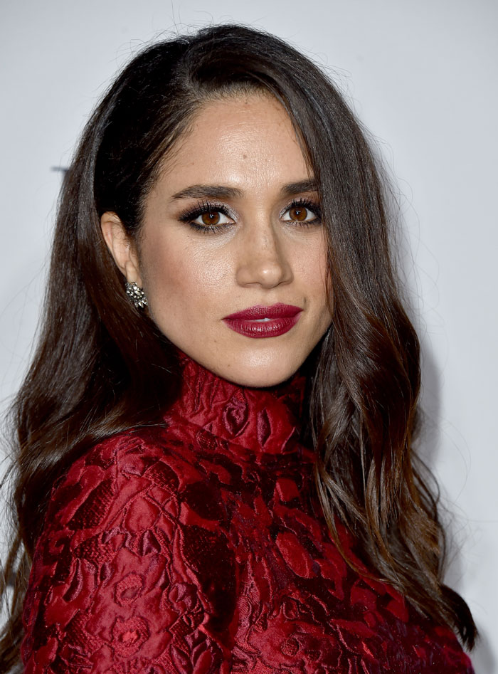 Meghan Markle labios rojos