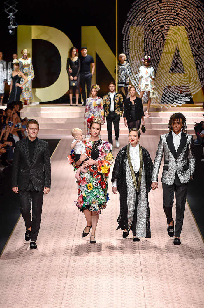 Desfile de Dolce & Gabbana en la Semana de la Moda de Milán 2018