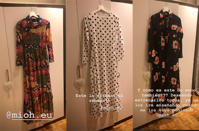 Eva González Stories prenda otoño