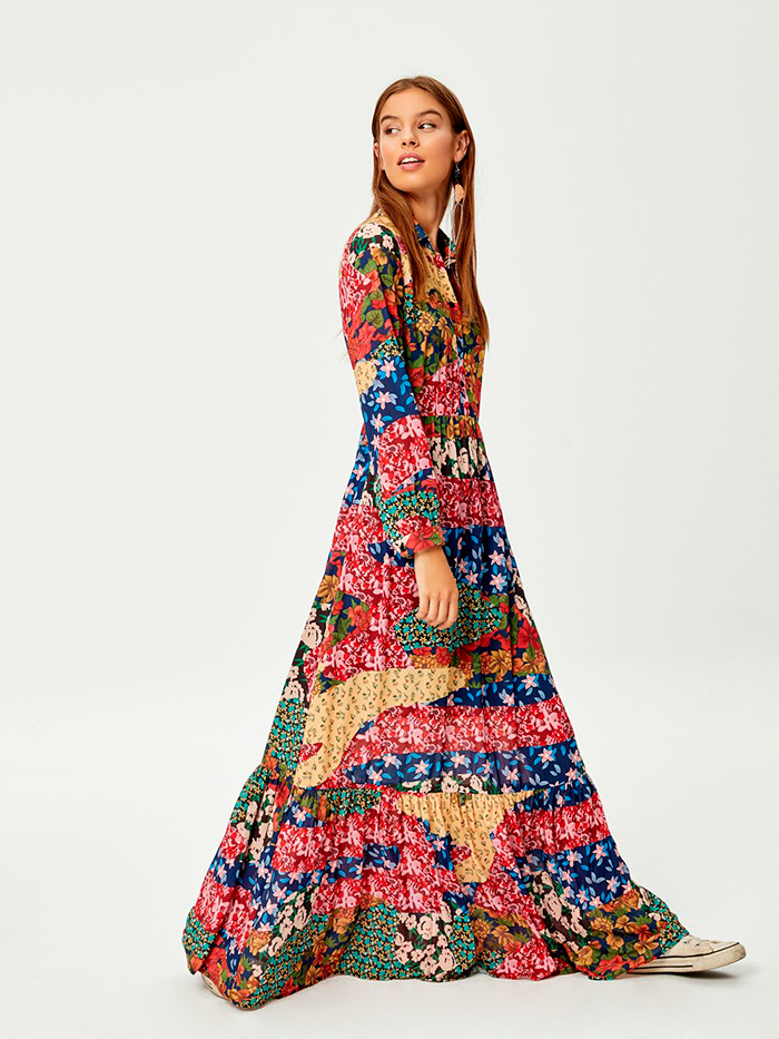 Vestido patchwork Mioh Eva González