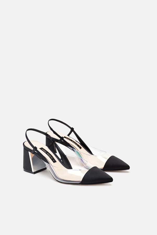 Tacones vinilo Zara