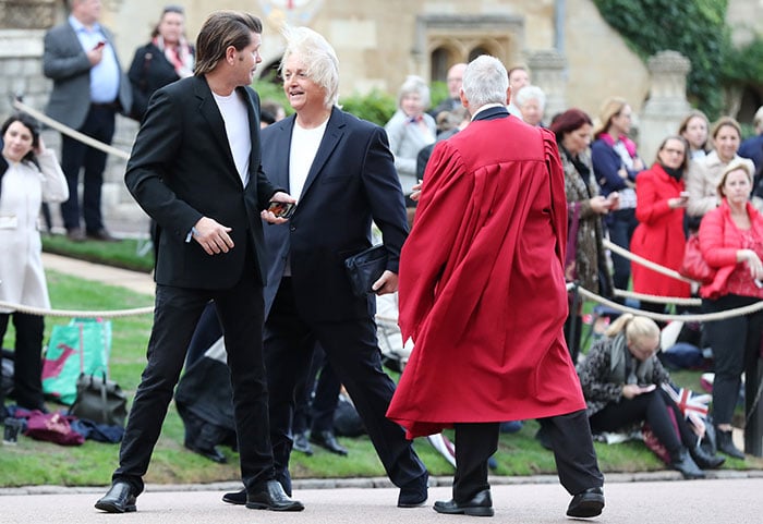 David Emanuel en la boda de eugenia de york