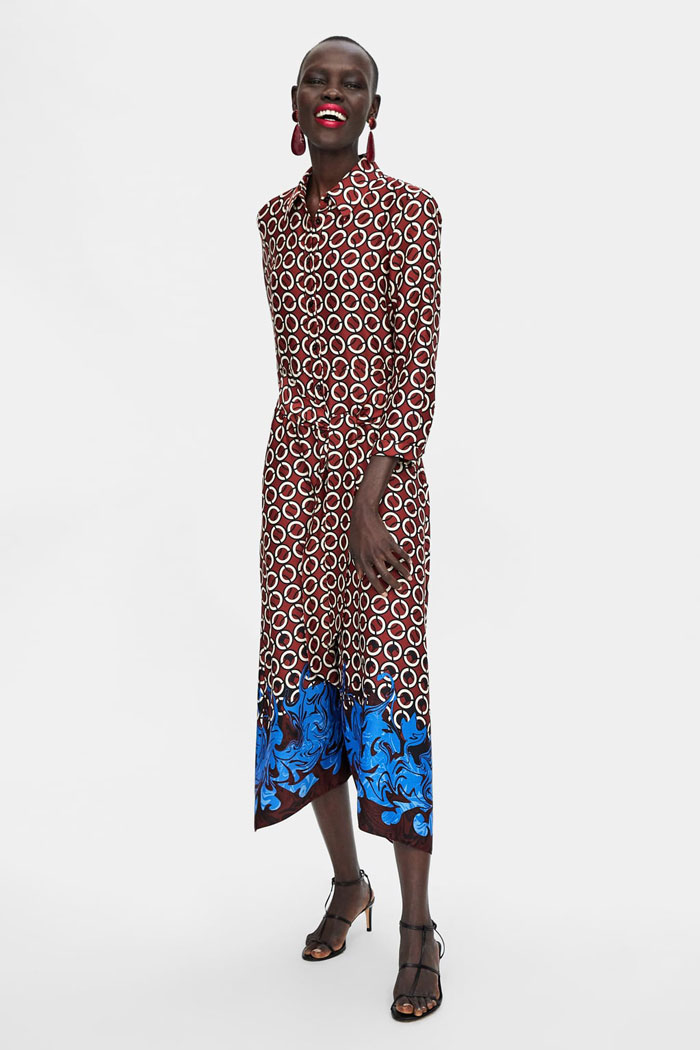 vestido zara