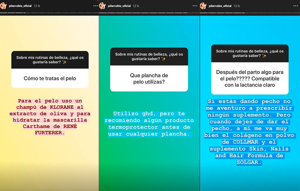Pilar Rubio secretos de belleza