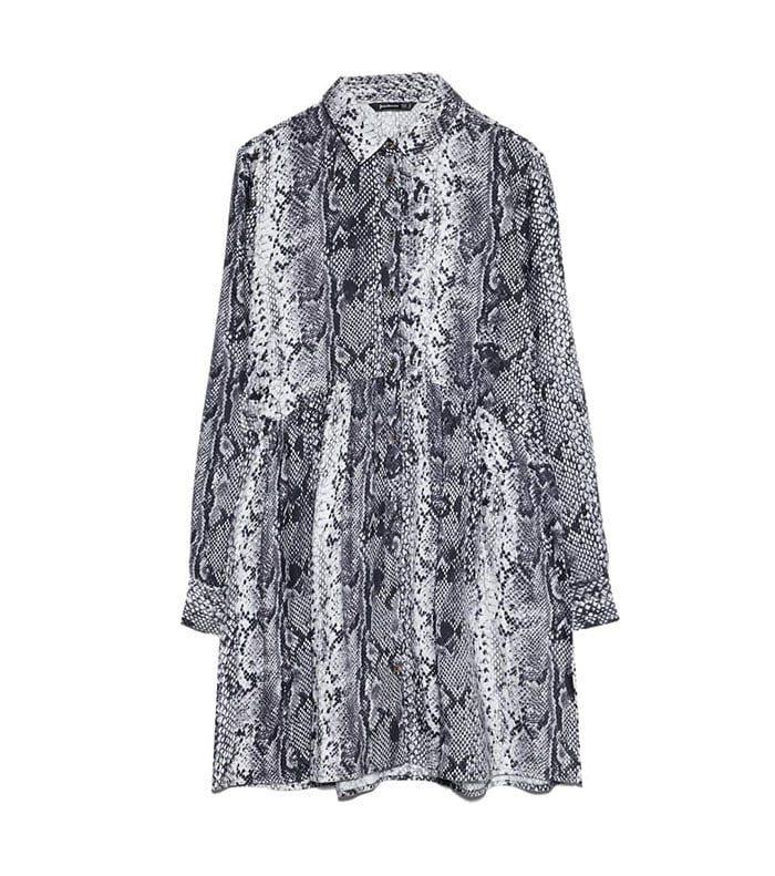 vestido serpiente stradivarius paula echevarria