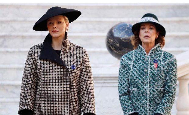 La princesa Charlene de M&oacute;naco y la princesa Carolina de Hanover
