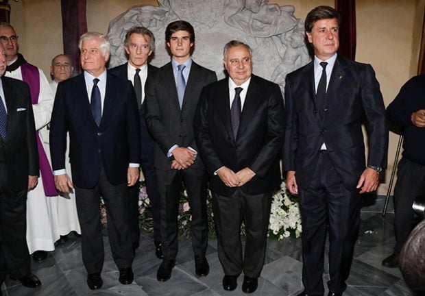 Carlos Fitz-James D&iacute;ez, Alfonso Fitz-James, Fernando Mart&iacute;nez de Irujo, Fernando Mart&iacute;nez de Irujo y Cayetano Mart&iacute;nez de Irujo
