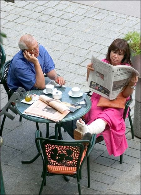 Josep Borrell y Cristina Narbona