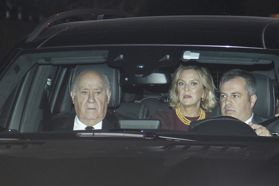 Amancio Ortega y Flora P&eacute;rez 