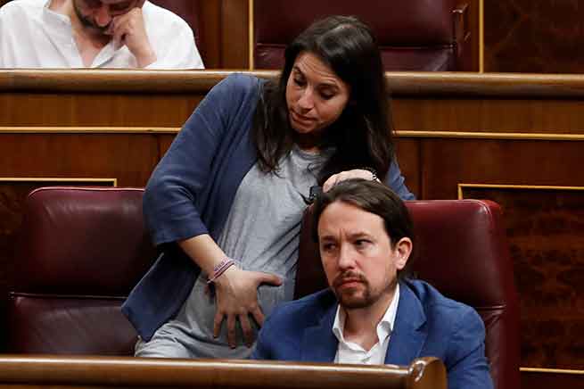 Irene Montero y Pablo Iglesias 