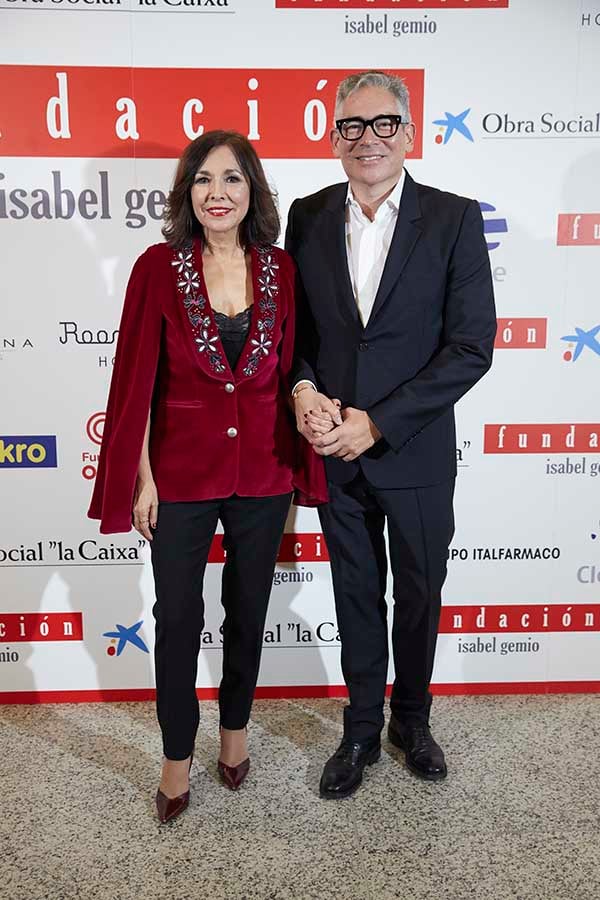 Isabel Gemio con Boris Izaguirre