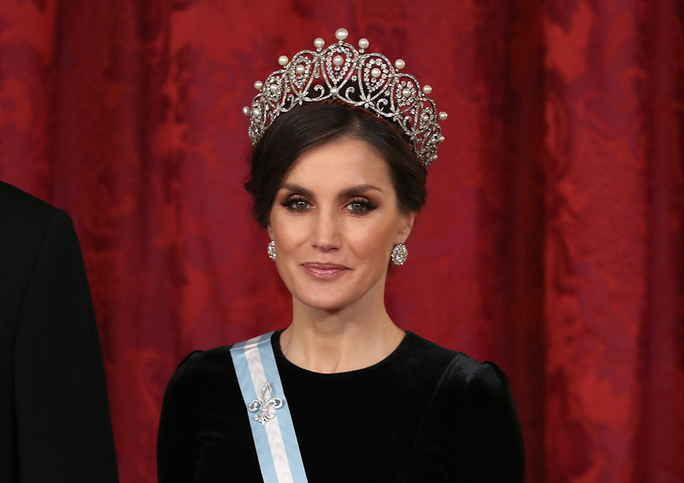 La reina Letizia en el Palacio Real. / Gtres