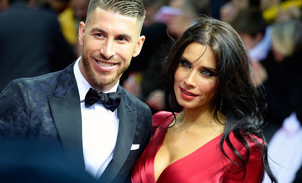 Sergio Ramos y Pilar Rubio balón de oro