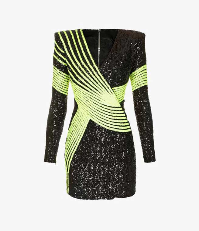 vestido balmain