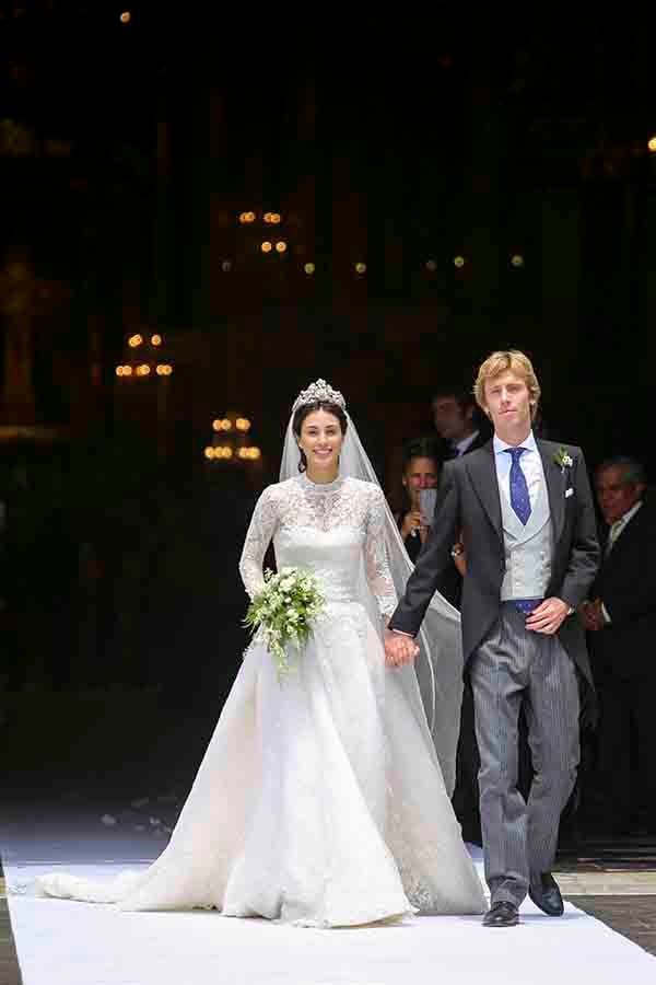 Sassa de Osma y Christian de Hannover el d&iacute;a de su boda