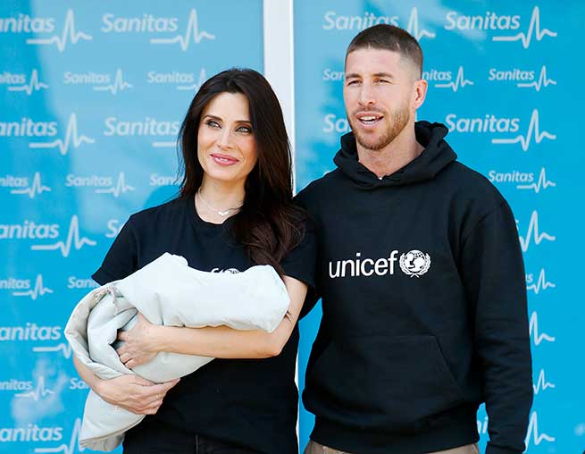 Sergio Ramos y Pilar Rubio