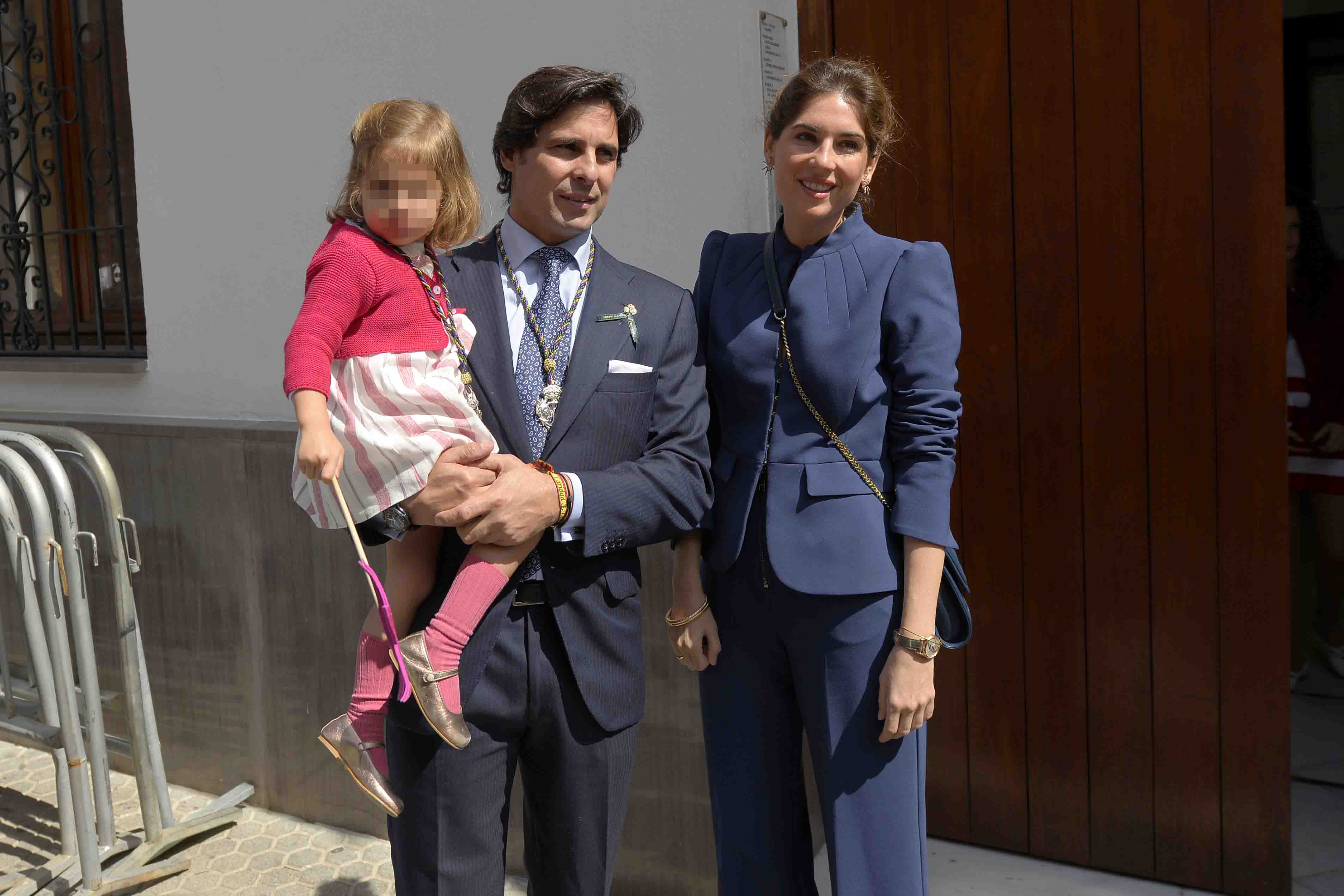 Francisco Rivera, Lourdes Montes y su hija Carmen en una imagen de archivo