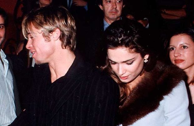 Brad Pitt y Mar Saura, durante su escapada / Gtres.