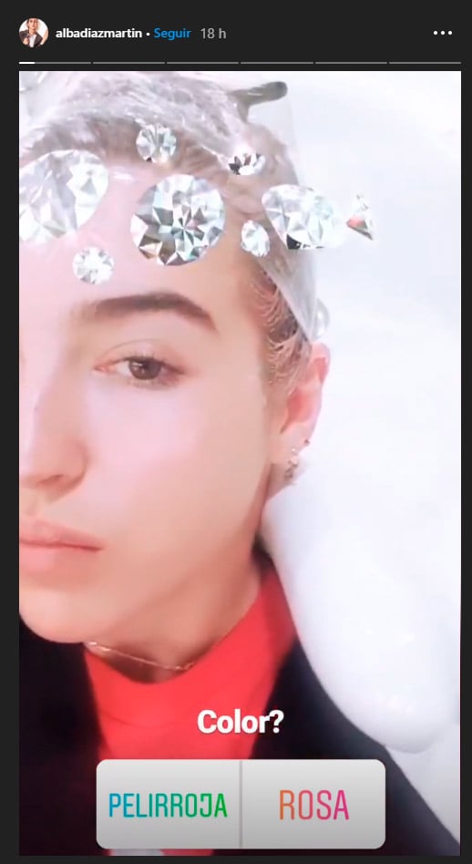 Alba D&iacute;az Mart&iacute;n pelo rosa Hailey Baldwin