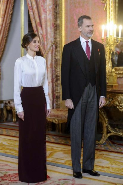 Letizia recepción Cuerpo Diplomático 2019