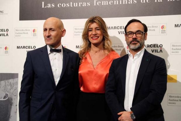 Begoña Gómez, Modesto Lomba, Fernando Garea