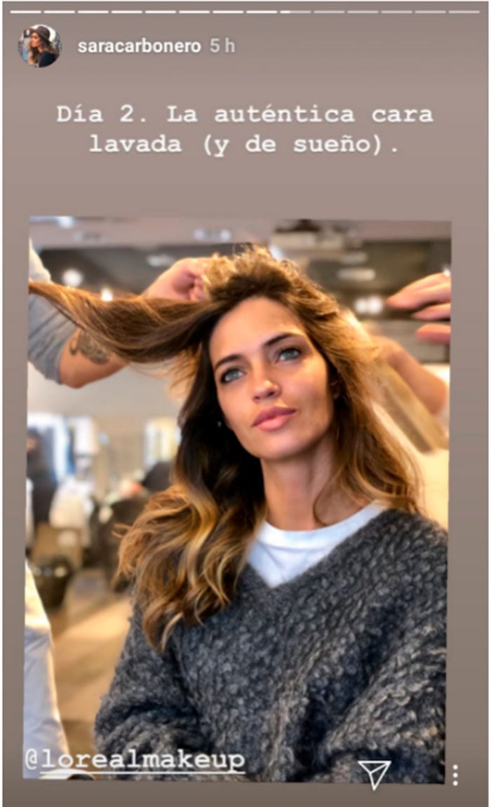 Sara Carbonero sin maquillaje