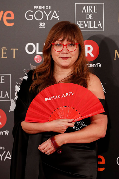 Isabel Coixet Abanico Premios Goya 2018