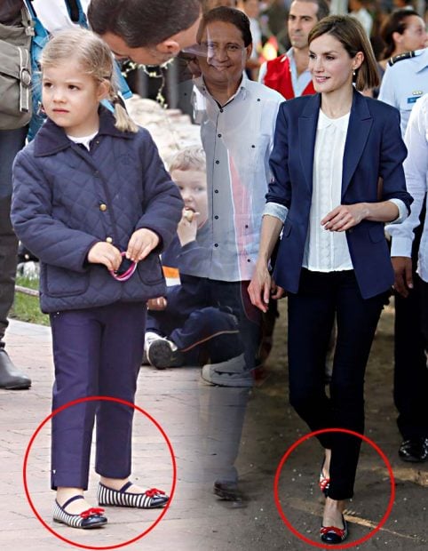 reina Letizia infanta Sofía