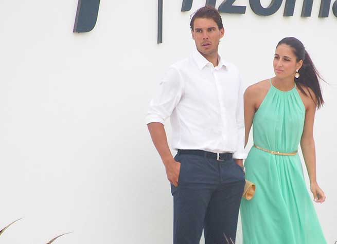 Rafa Nadal y Xisca Perelló