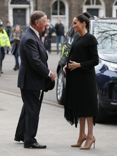 Meghan a su llegada / Gtres