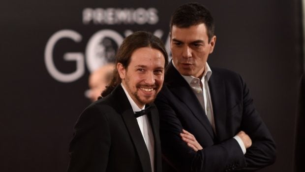 Pablo Iglesias Pedro Sánchez