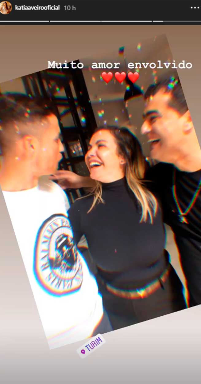 Katia Aveiro y Cristiano Ronaldo