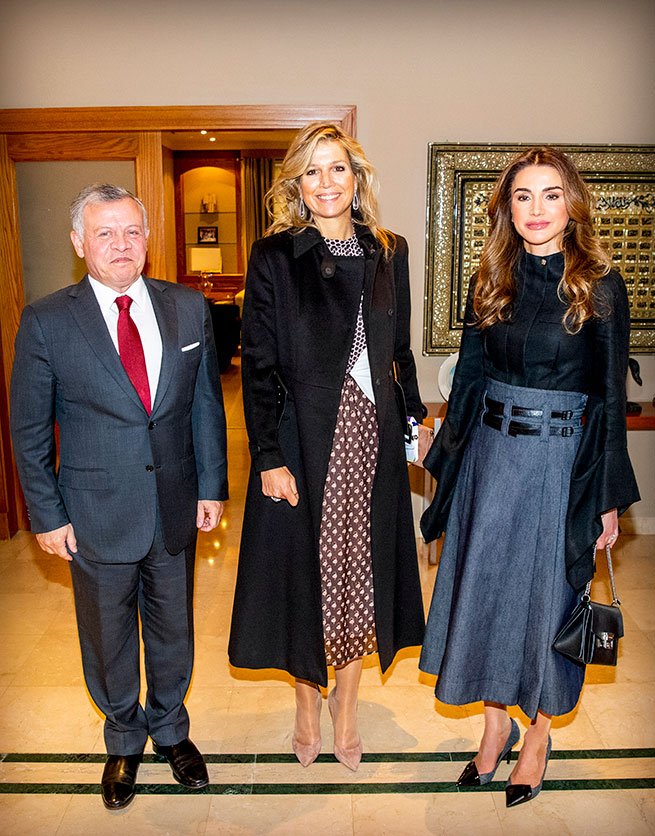 ma&aacute;xima de holanda rania de jordania