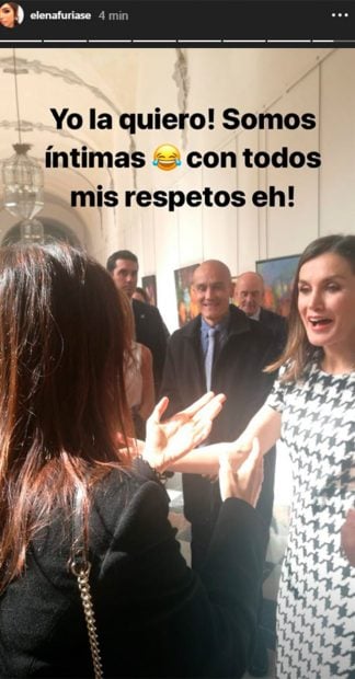 Elena Furiase, reina Letizia