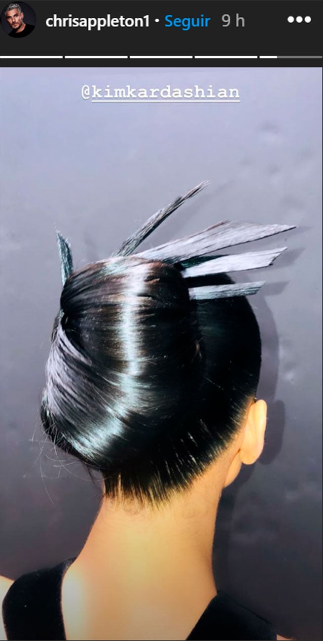 kim kardashian peinado