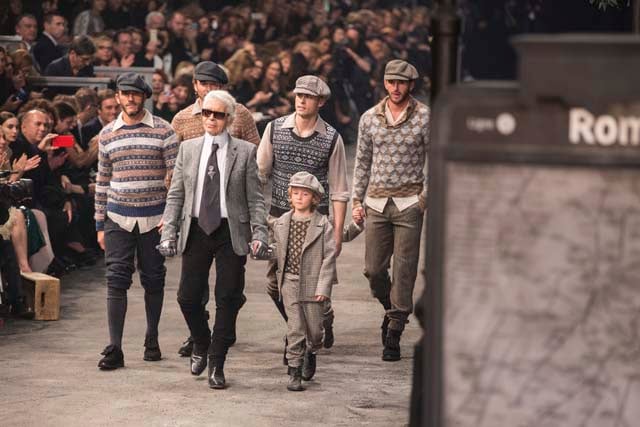 Karl Lagerfeld y S&eacute;bastien Jondeau
