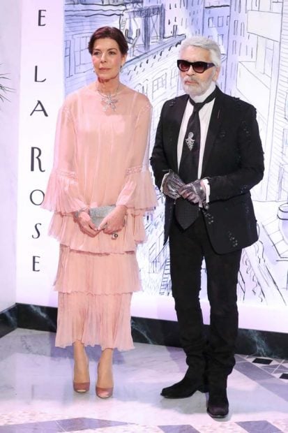 Carolina de M&oacute;naco Karl Lagerfeld en el Baile de la Rosa / Gtres