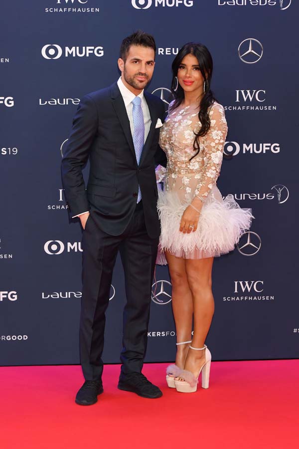 Cesc Fabregas y Daniella Seeman