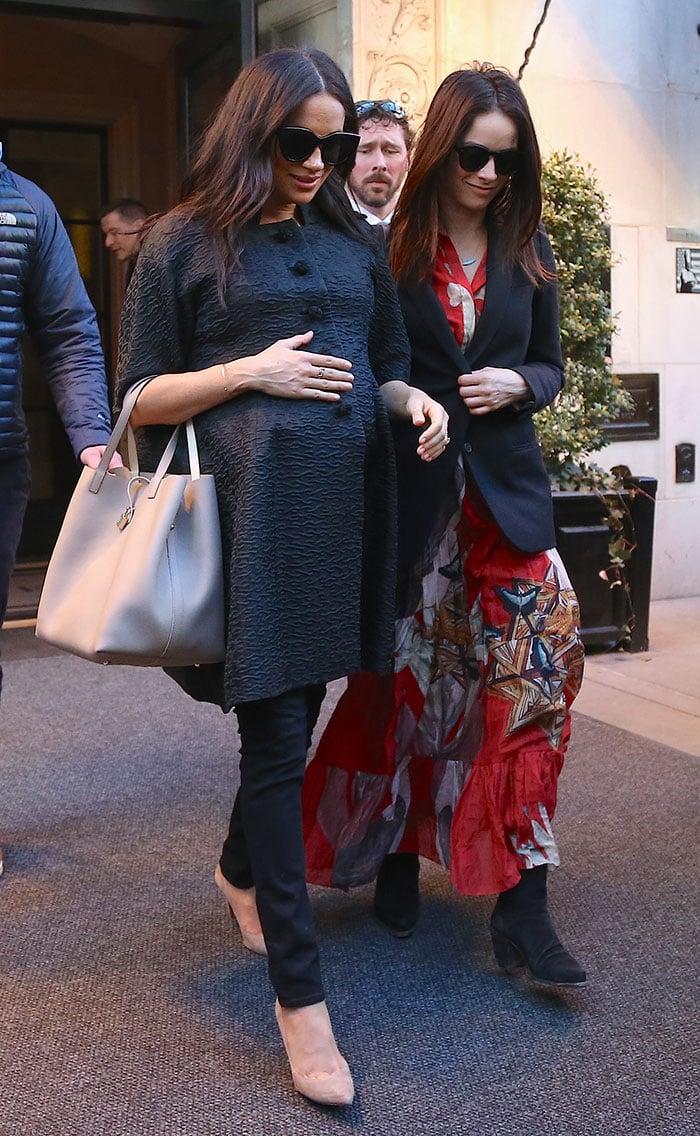 Meghan Markle se viste de famosa en Nueva York