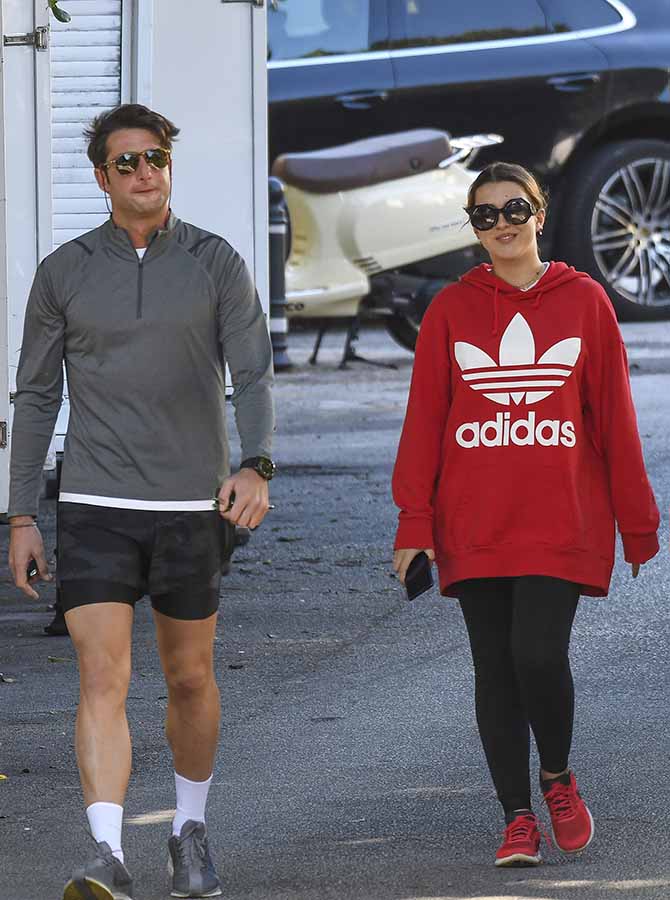 Alba D&iuml;az junto a Javier Calle 