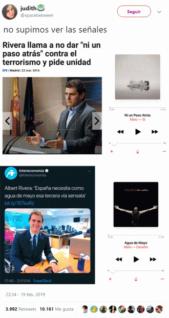 Mal&uacute;, Albert Rivera 