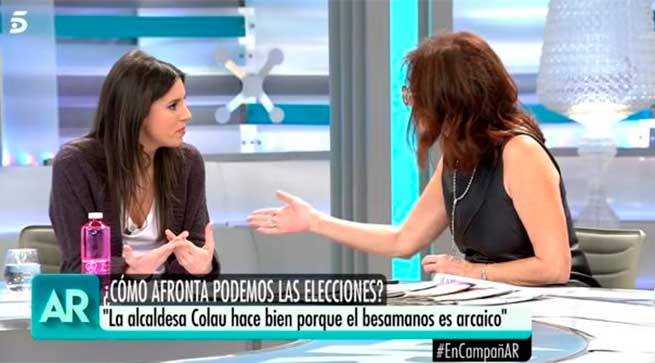 Irene Montero y Ana Rosa Quintana
