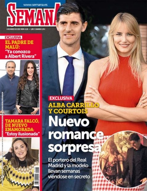 Alba Carrillo , Thibaut Courtois