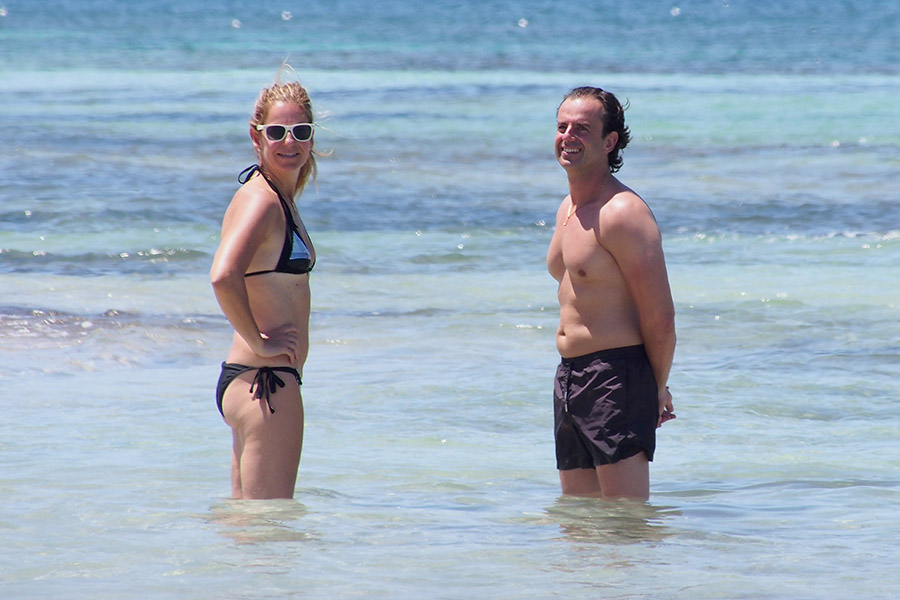 Arantxa S&aacute;nchez Vicario y Josep Santacana 