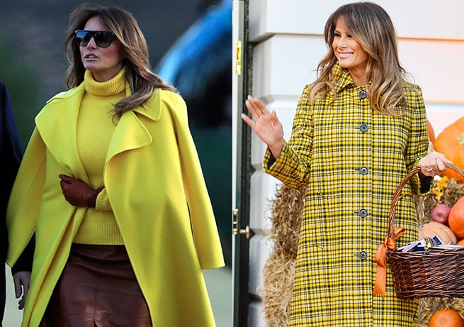 melania trump amarillo